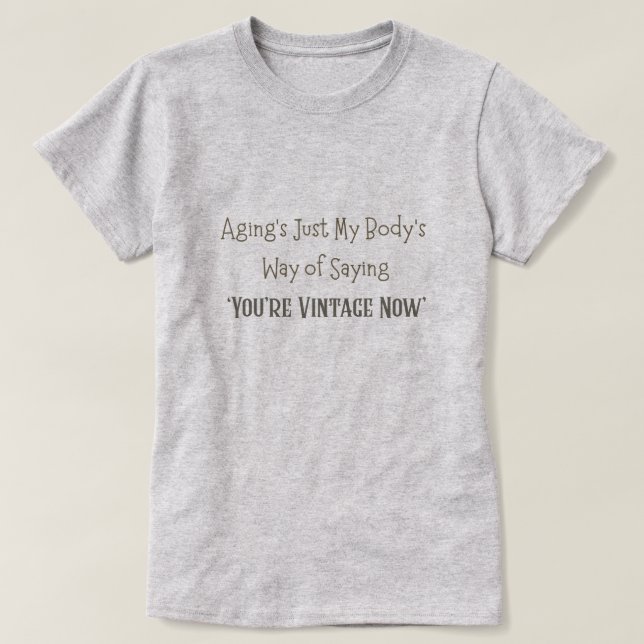 Du bist jetzt Vintag T-Shirt (Design vorne)