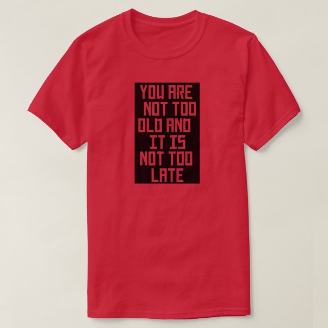 Du bist kein altes Hemd T-Shirt (Design vorne)