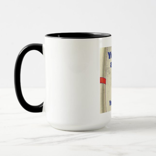 Du bist kein Fossil Tasse (Links)