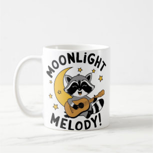 Du bist komisch, ich Behalt dir, Funny Raccoon und Kaffeetasse