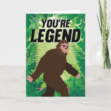 Du bist Legend Bigfoot Birthday