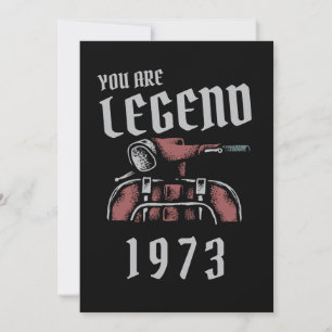 Du bist legendäre alte Vespa Einladung