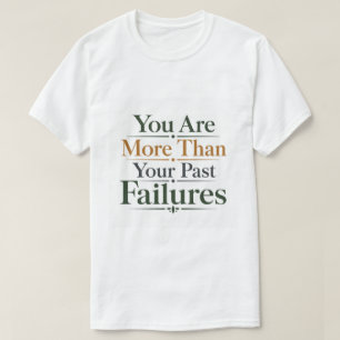 Du bist mehr als deine vergangenen Misserfolge Bib T-Shirt
