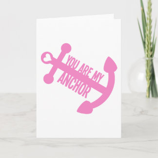 Du bist mein Anker Feiertagskarte