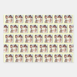 Du bist mein Baby-Alles-Foto in Gelb Geschenkpapier Set
