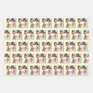 Du bist mein Baby-Alles-Foto in Gelb Geschenkpapier Set