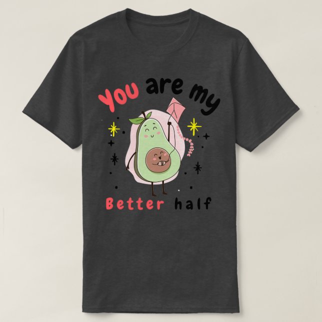 Du bist mein besseres halbes Classic TShirt (Design vorne)