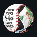 Du bist mein bester Fang, der von mir als Paar Nam Baseball<br><div class="desc">Du bist mein bester Fang,  Geschenk für ihn oder sie,  ein Geschenk für Paare,  ein Geschenk zum Jubiläum,  Bester Baseball</div>
