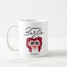Du bist mein Bestie Funny Best Friend Herzname
