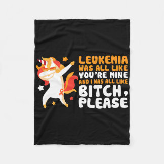 Du bist mein Bitte Einhorn Leukämie Aufklärungsges Fleecedecke