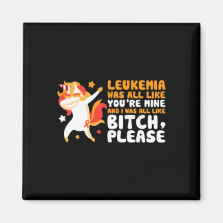 Du bist mein Bitte Einhorn Leukämie Aufklärungsges Magnet