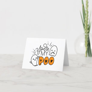 Du bist mein Boo Karte