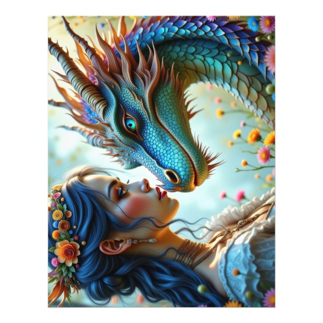 Du bist mein Drache Fotodruck (Vorne)