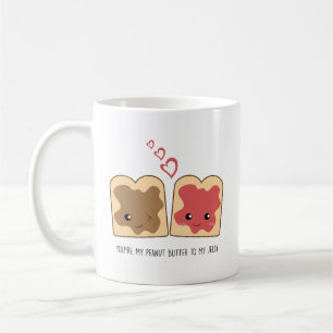 Du bist mein Erdnussbutter zu meinem Jelly Kawaii  Kaffeetasse