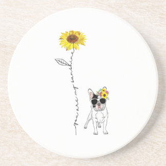 Du bist mein Französisch-Bulldogge-Geschenk Getränkeuntersetzer