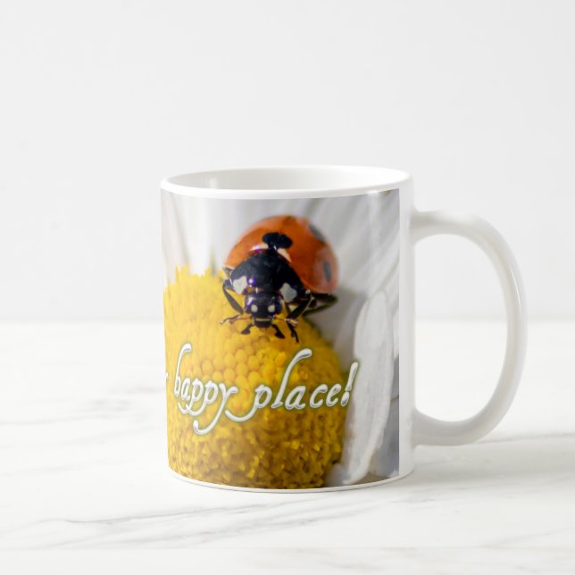 Du bist mein glücklicher Ort! Kaffeetasse (Rechts)
