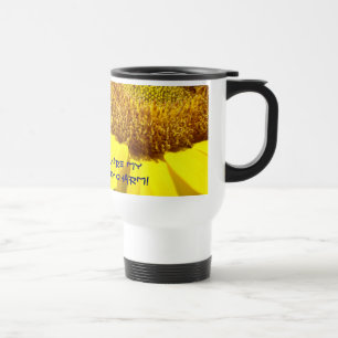 Du bist mein Glücksbringer! Tasse Sonnenblume