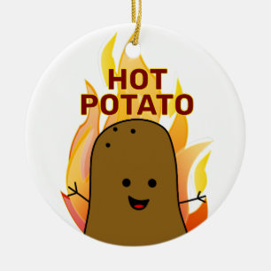 Du bist mein heißes Eisen Keramik Ornament