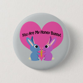 Du bist mein Honey Bunny! Button