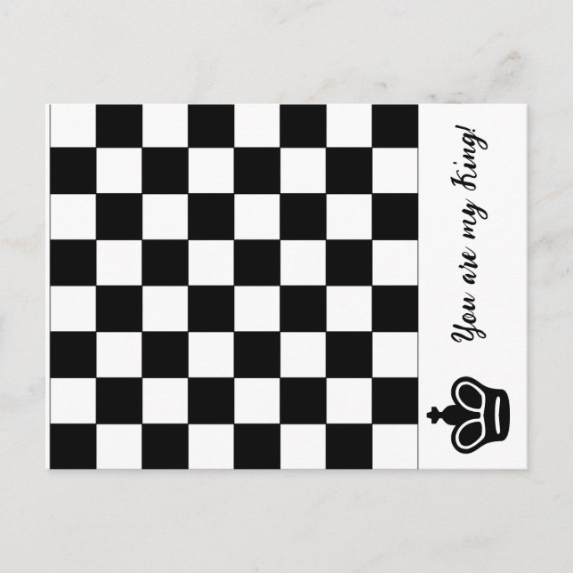 Du bist mein König! Postkarte (Vorderseite)