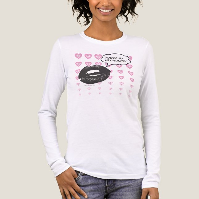 Du bist mein Kryptonit Tri-Blend Shirt (Vorderseite)