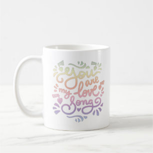 Du bist mein Liebe-Lied Kaffeetasse