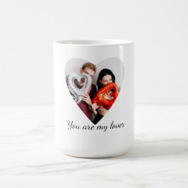 Du bist mein Liebhaber – Romantisches Herzdesign Kaffeetasse