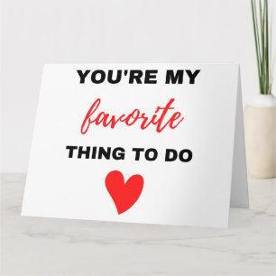 Du bist mein Liebling, schwarz zu machen Karte