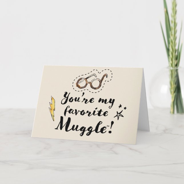 Du bist mein Lieblings-Muggle™ Karte (Vorderseite)