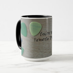 Du bist mein Lieblings-Pick-Gitarre-Spruch Tasse