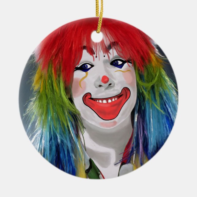 Du bist mein Lieblingsclown Keramik Ornament (Vorne)