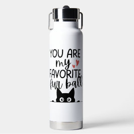 'Du bist mein Lieblingsfellknäuel' Adorable Spiele Trinkflasche