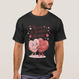 Du bist mein Lieblingsmensch, der Herzen umarmt, V T-Shirt