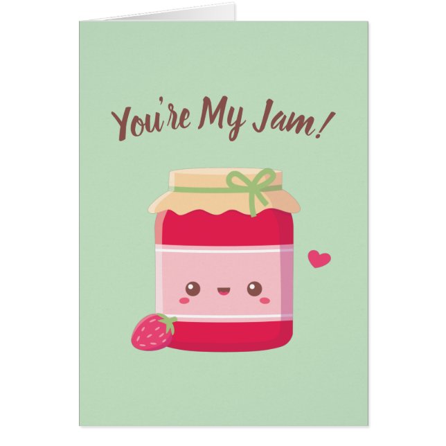 Du bist mein Marmelade, Strawberry Jam Valentinsta (Vorne)