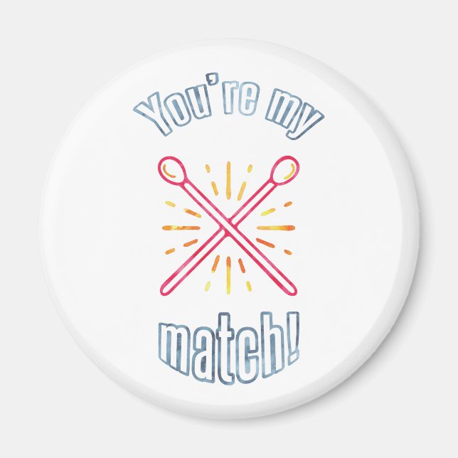 Du bist mein Match Magnet (Vorne)