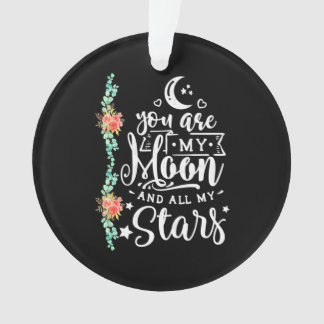 Du bist mein Mond und alle Sterne Ornament
