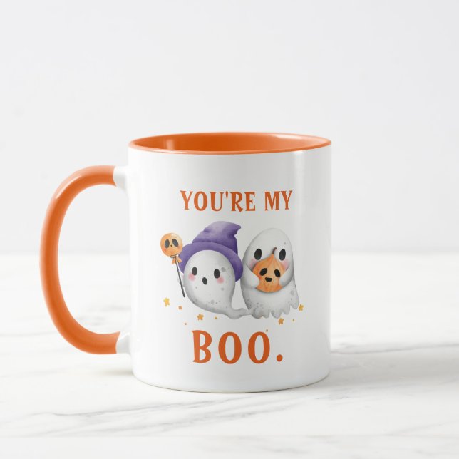 Du bist mein Niedliches Ghost-Happy Halloween Tasse (Links)