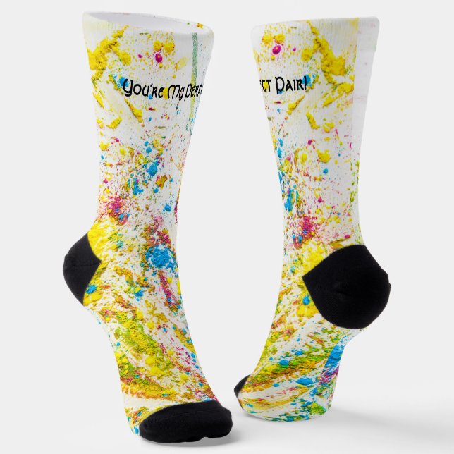 Du bist mein perfektes Paar - Socken (Gewinkelt)