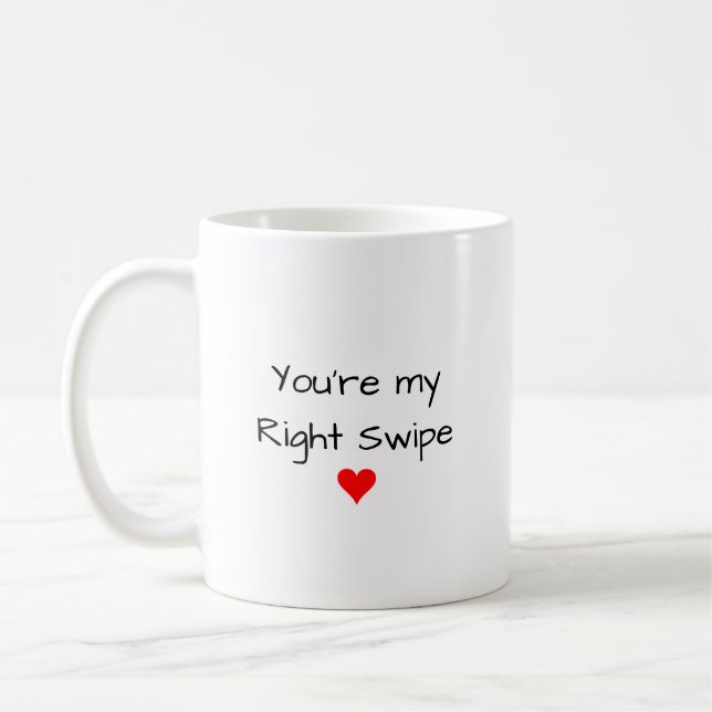 Du bist mein rechter Schwanz Kaffeetasse (Links)