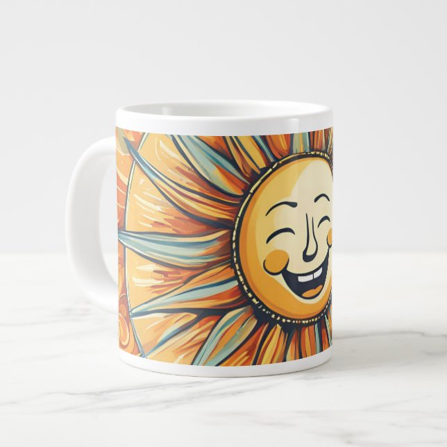 Du bist mein Sonnenschein-Design Jumbo-Tasse (Vorderseite Links)