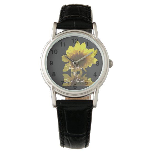Du bist mein Sonnenschein - Frauenwache Armbanduhr (Vorderseite)