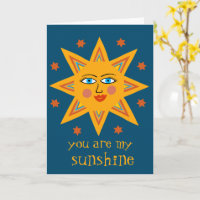 Du bist mein Sonnenschein Fröhliche Sonne CUSTOM