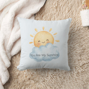 Du bist mein Sonnenschein Glückliche Sonnenwolke Kissen