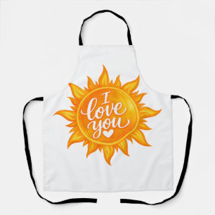 Du bist mein Sonnenschein – Ich liebe dich Sonne Schürze