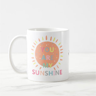 Du bist mein Sonnenschein Individuelle Name person Kaffeetasse