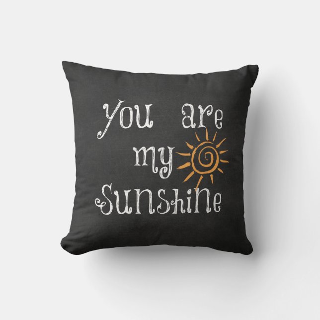 Du bist mein Sonnenschein Kissen (Vorderseite)