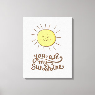 Du bist mein Sonnenschein Leinwanddruck