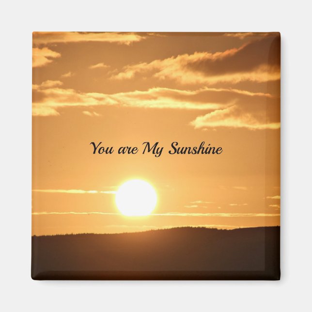 Du bist mein Sonnenschein Magnet (Vorne)