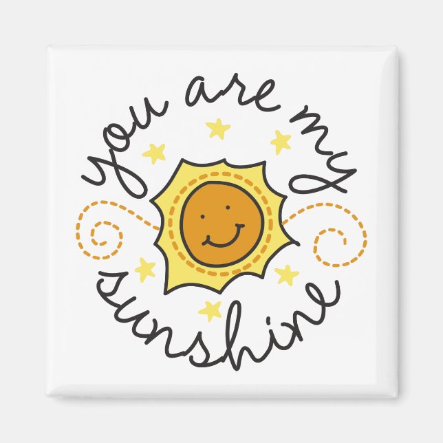 Du bist mein Sonnenschein Magnet (Vorne)