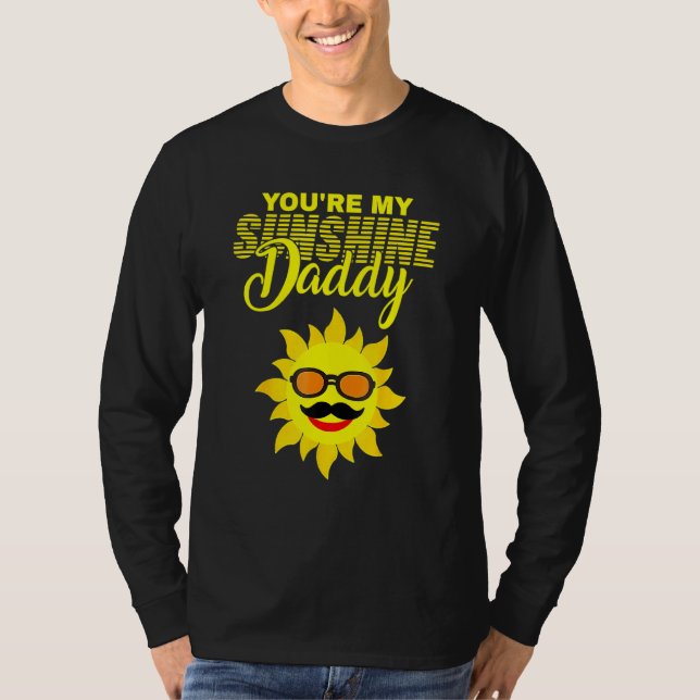 Du bist mein Sonnenschein Papa Bester Vater je Vat T-Shirt (Vorderseite)